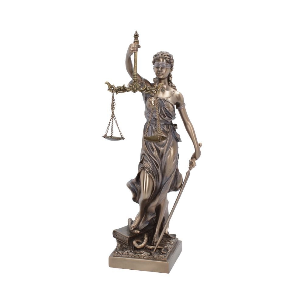 Nemesis Now - La Justicia 33cm Dekorative Figur - Bronzefarben
